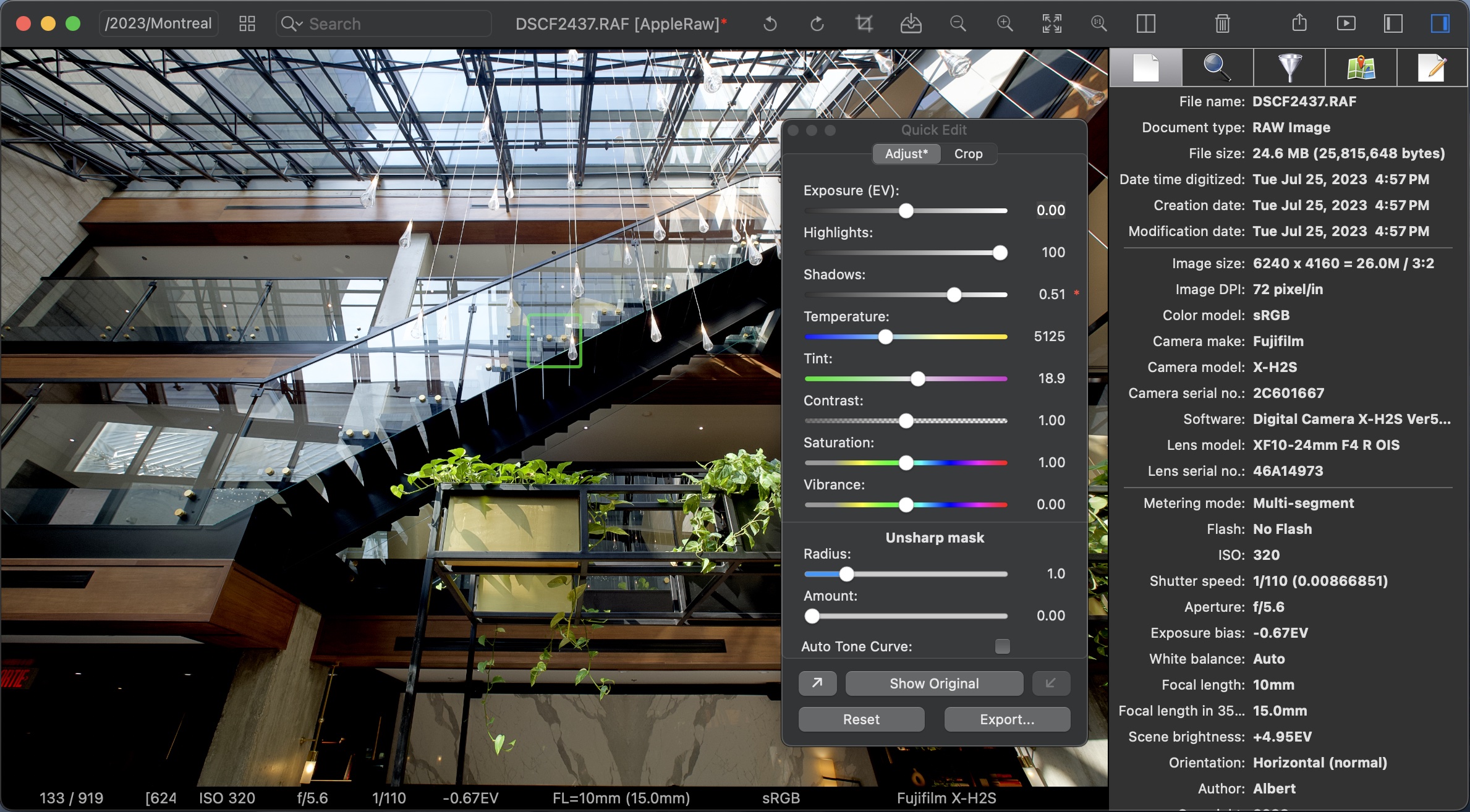 ApolloOne Quick Edit screenshot