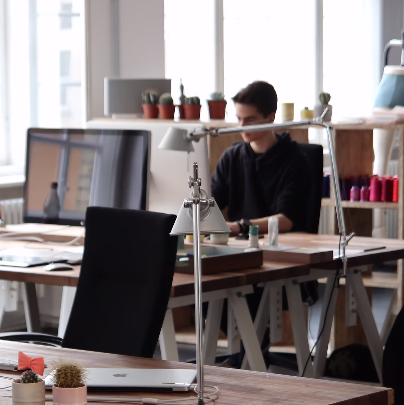 Modern office workspace