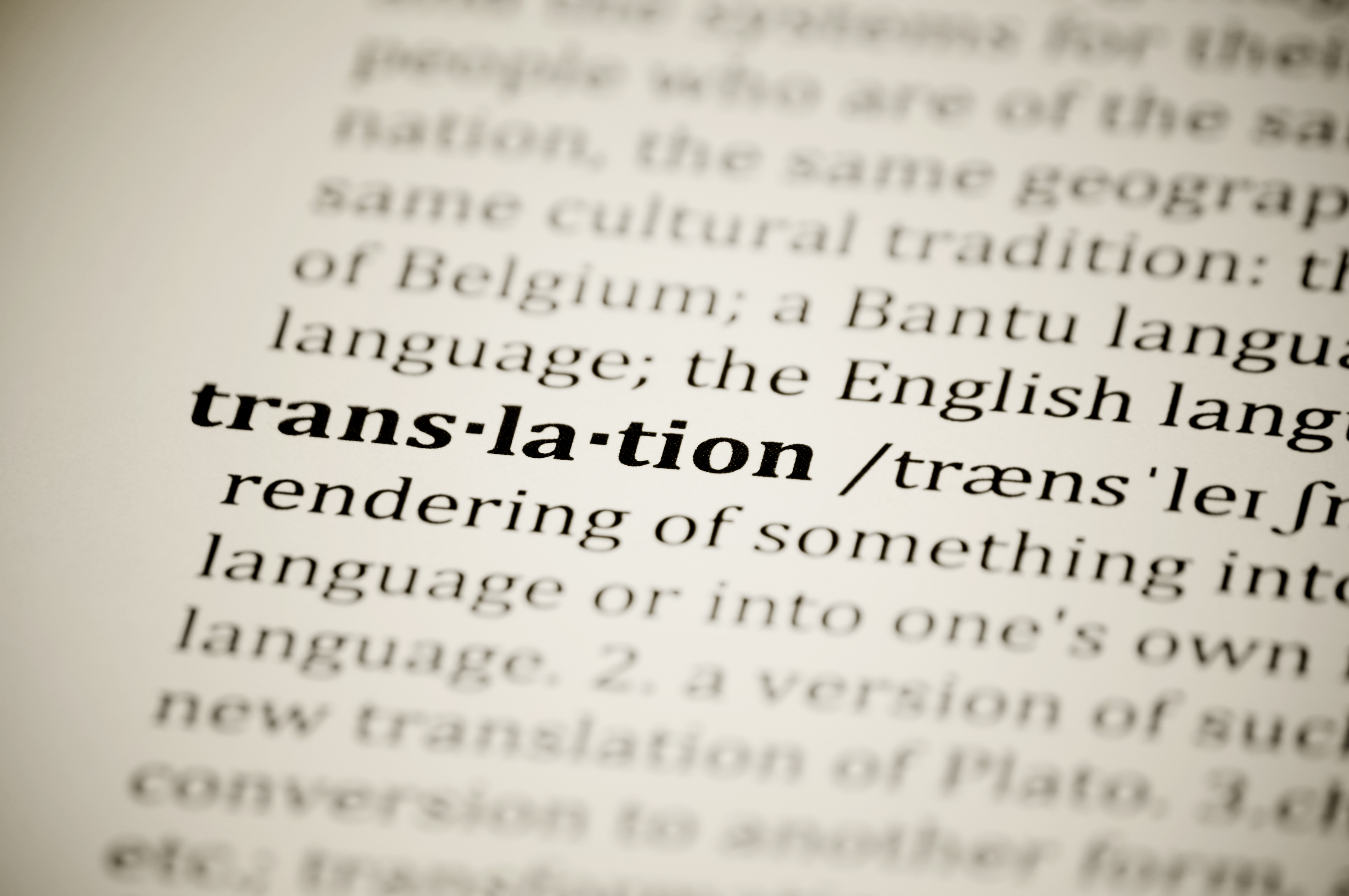 Translation report illustration